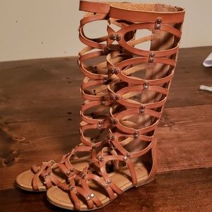 Girls Size 1 Gladiator Sandals